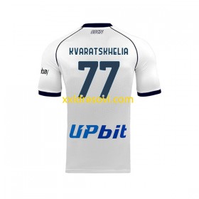 SSC Napoli Khvicha Kvaratskhelia 77 Gostujući Nogometni Dres 2023-2024